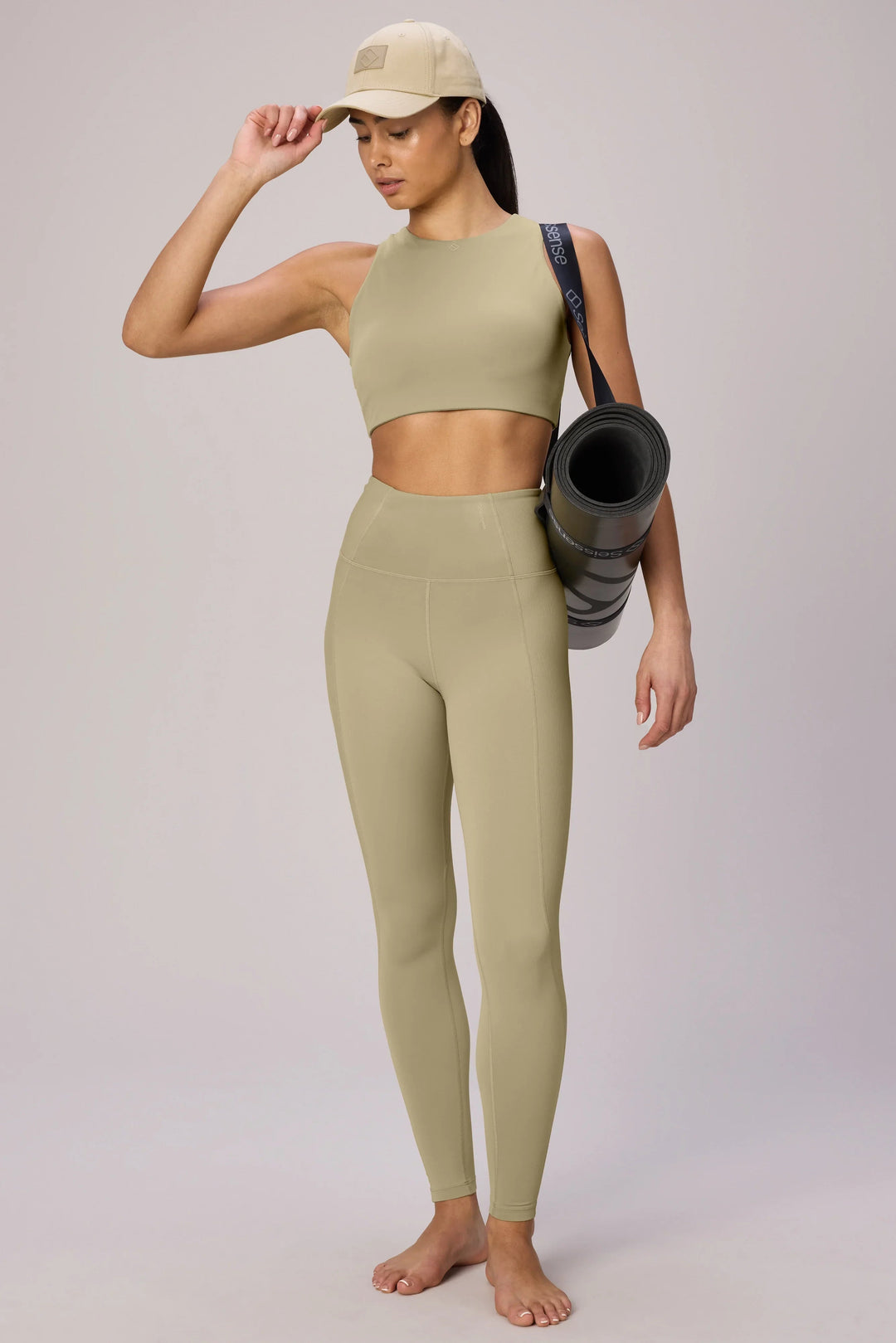 Henri Compression Full Length Legging With Rib