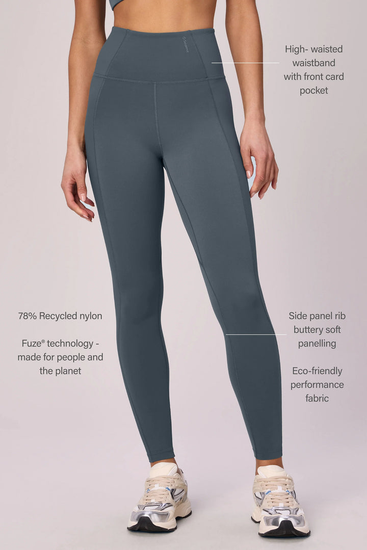 Henri Compression Full Length Legging With Rib