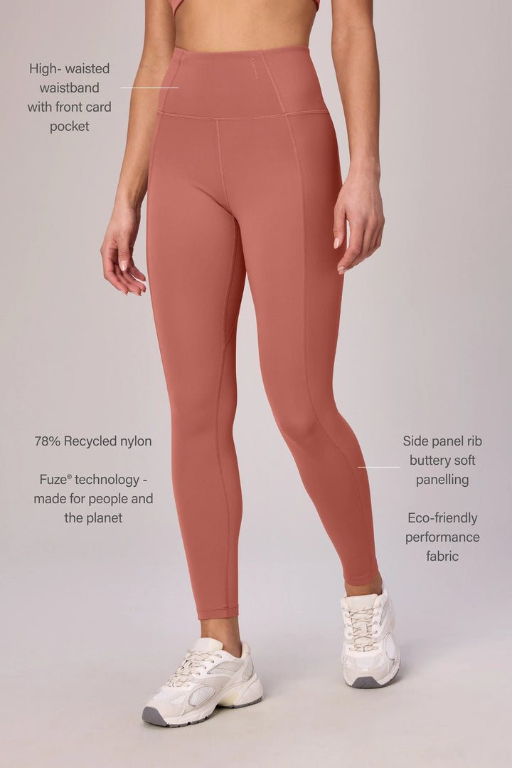 Henri Compression Full Length Legging With Rib