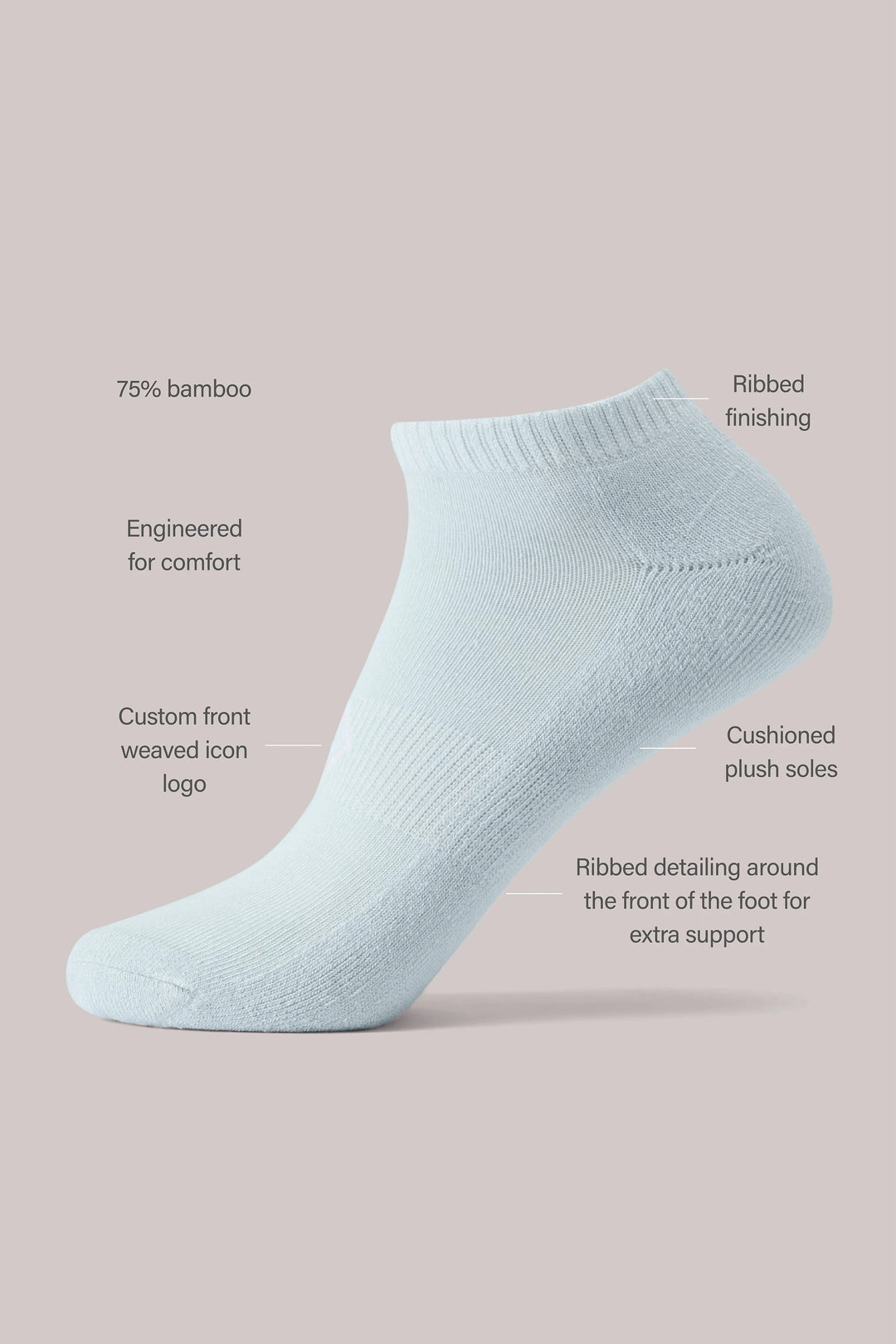 Beardsley Anklet Sock
