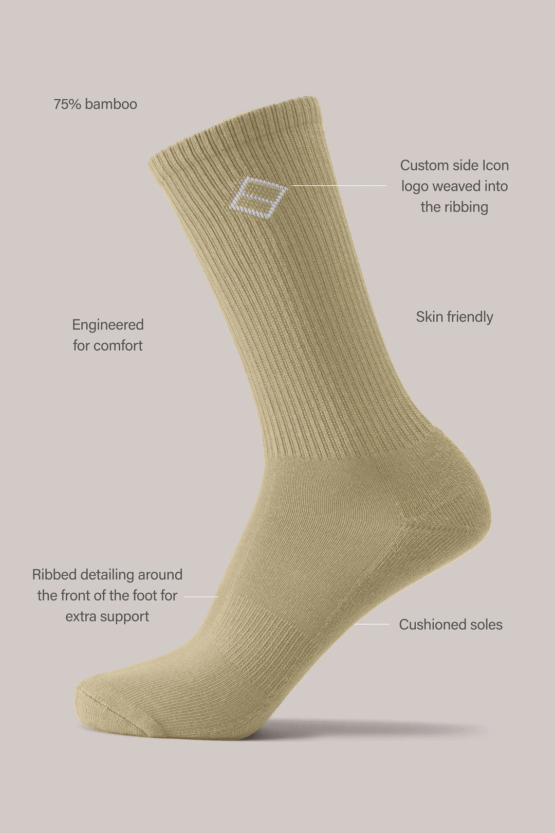 Beardsley Crew Sock