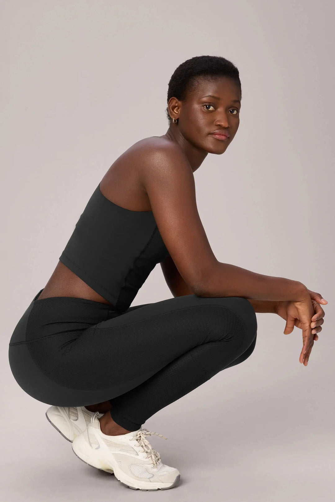 Lail Compression Bra With Mesh