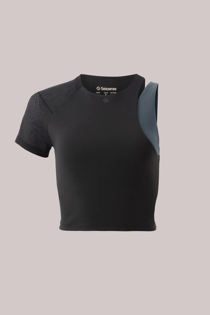 Signae Cropped Cut Out Performance Tee