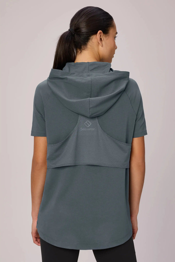 Emile Short Sleeve Pima Hoodie