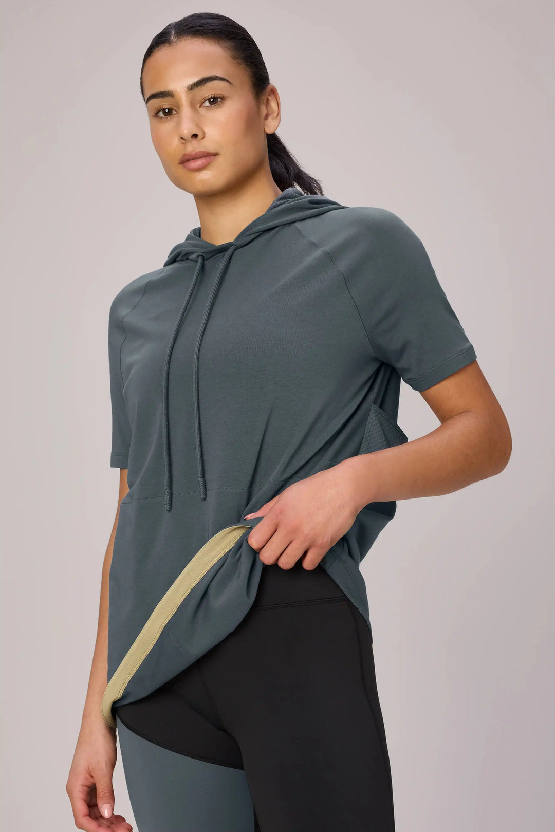 Emile Short Sleeve Pima Hoodie