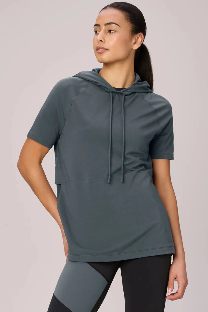 Emile Short Sleeve Pima Hoodie