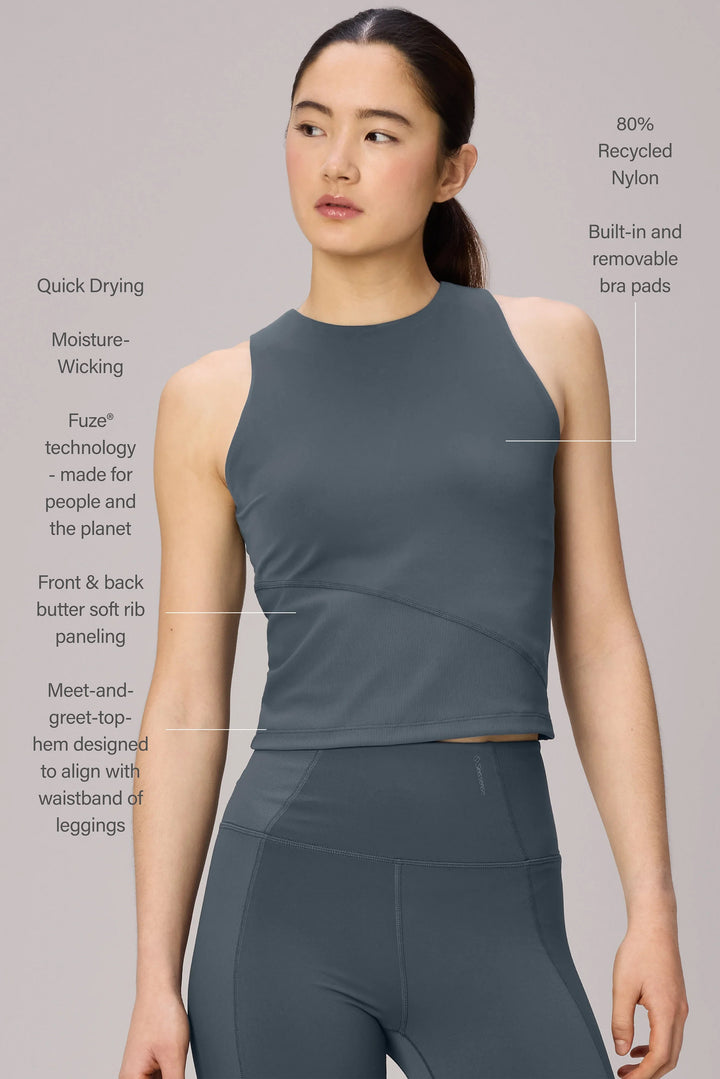 Matisse Compression Top With Rib