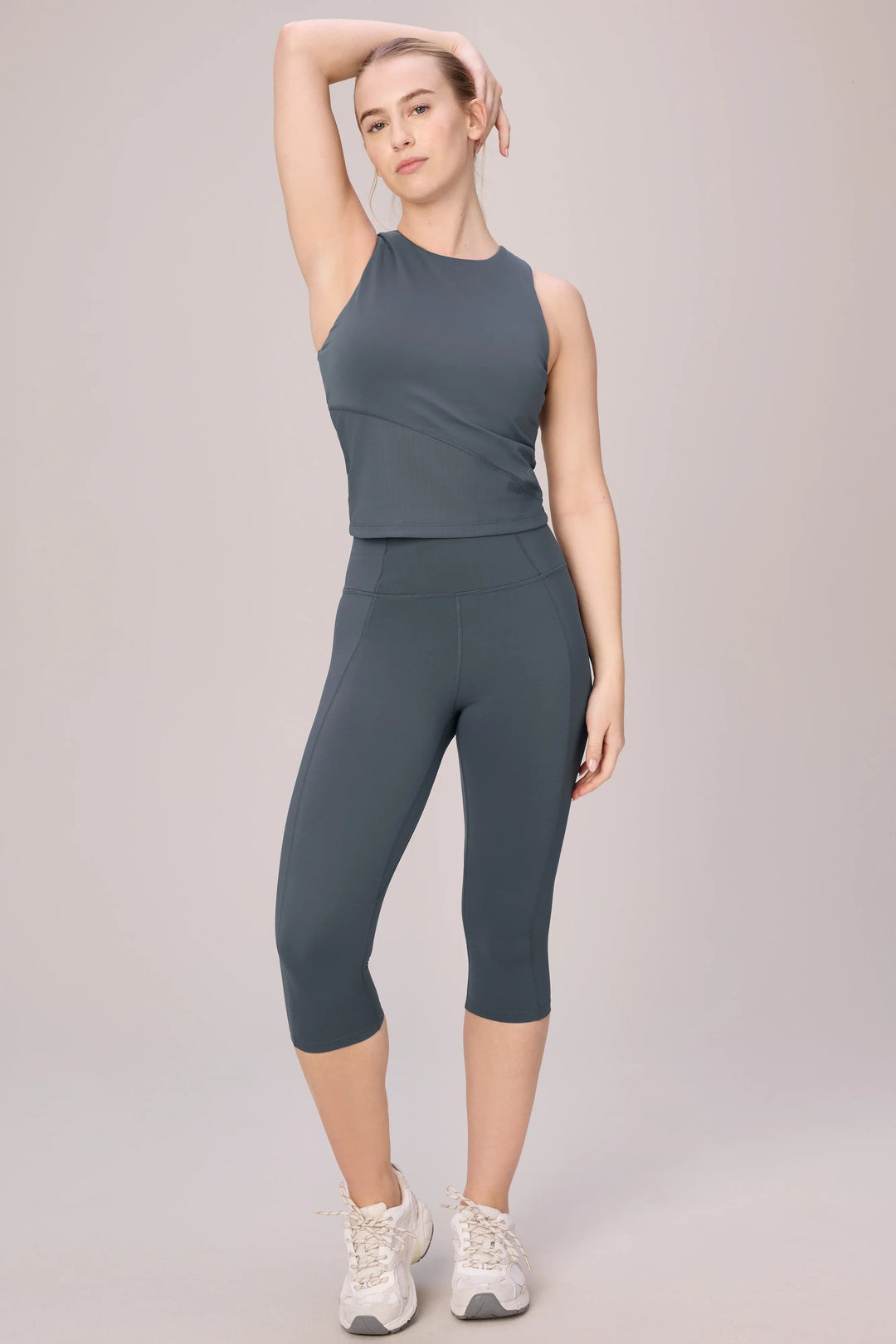 Henri Compression Capri With Rib