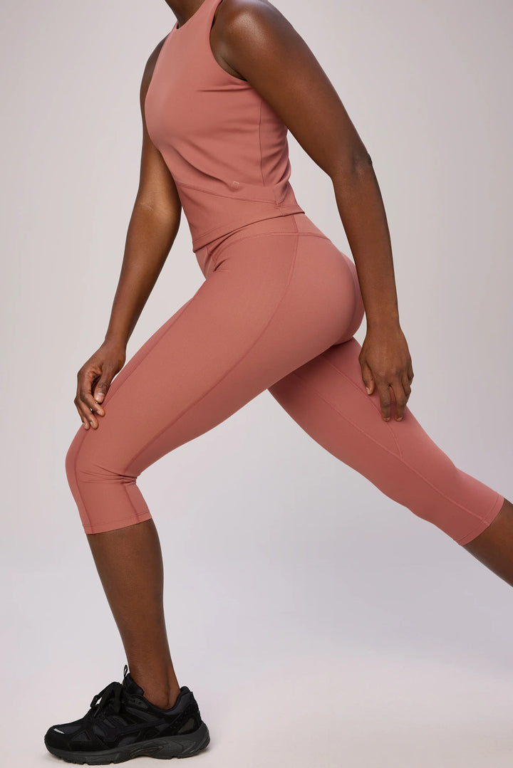 Henri Compression Capri With Rib