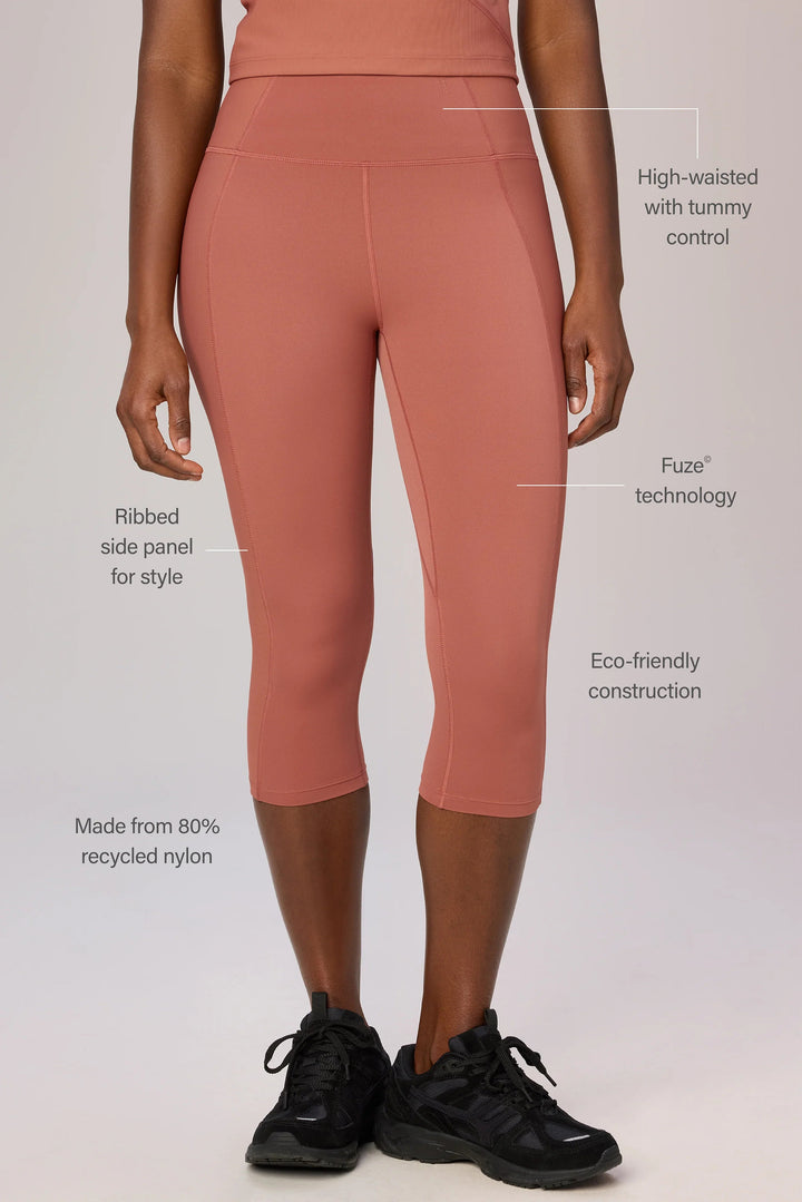 Henri Compression Capri With Rib