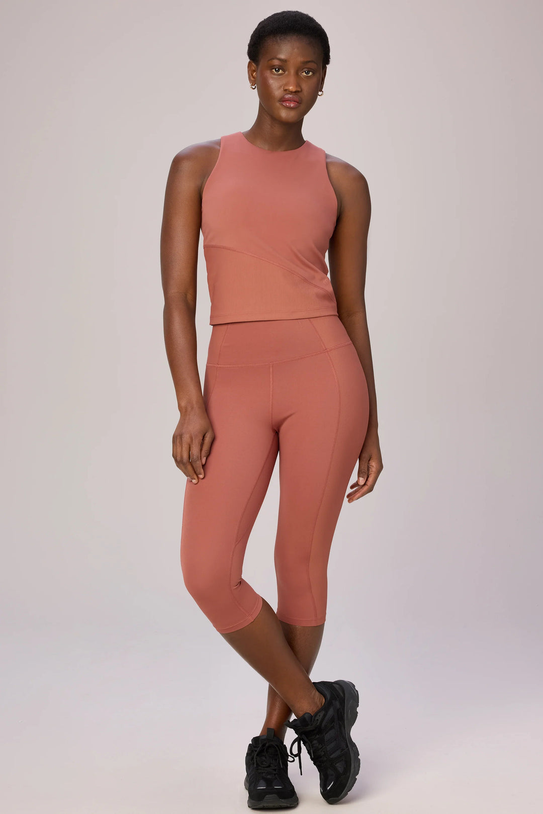 Henri Compression Capri With Rib