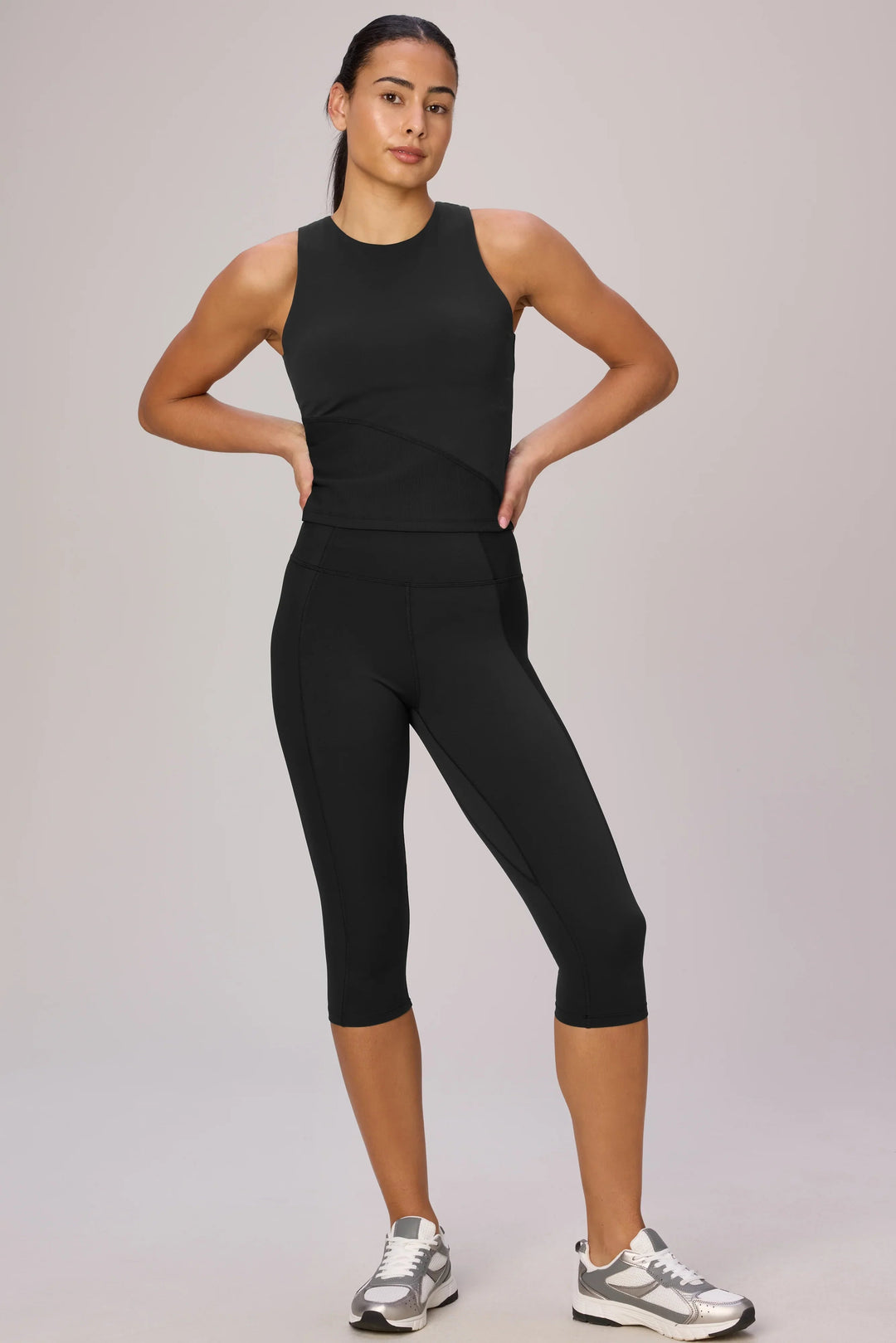 Henri Compression Capri With Rib