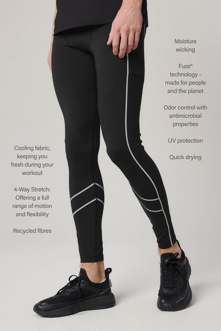Sense Zebra Reflective Running Leggings