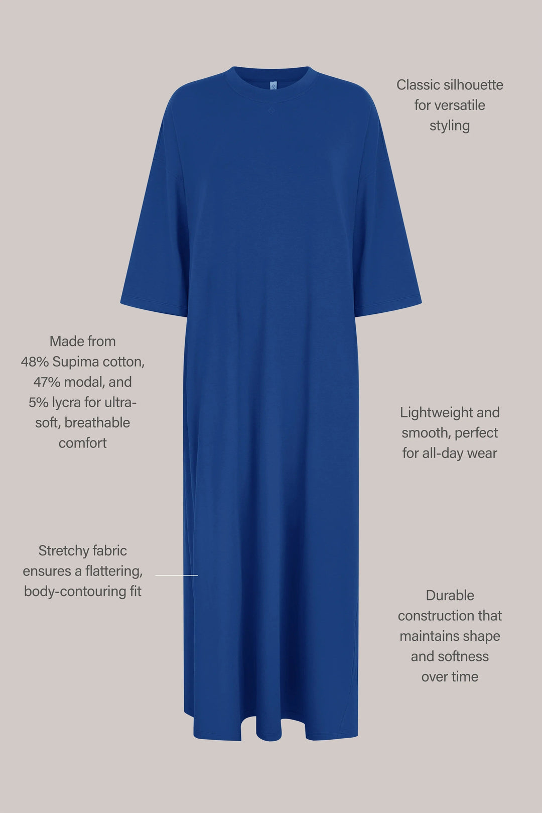 Sloane 3/4 Sleeve Maxi