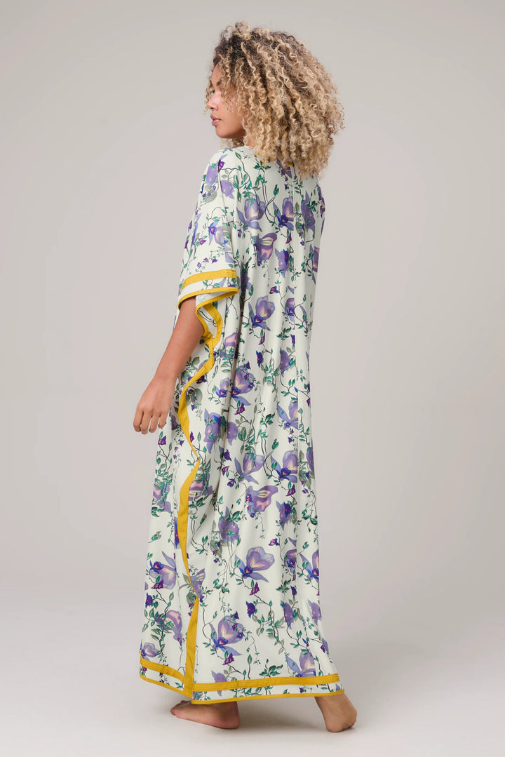 Sanzio Kaftan Ivy Print