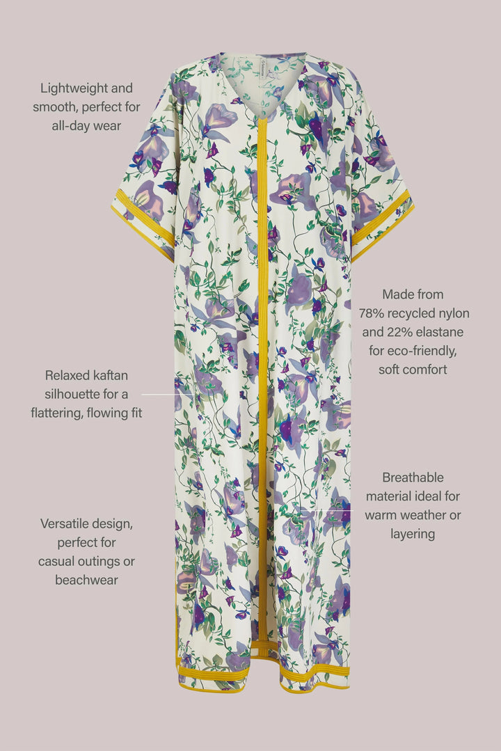 Sanzio Kaftan Ivy Print